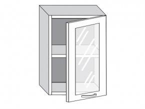 1.50.3 Шкаф настенный (h=720) на 500мм с 1-ой стекл. дверцей в Миньяре - minyar.mebel74.com | фото