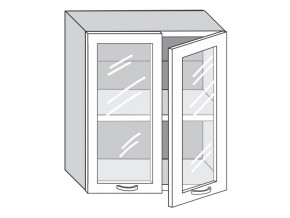 1.60.4 Шкаф настенный (h=720) на 600мм с 2-мя стек.дверцами в Миньяре - minyar.mebel74.com | фото