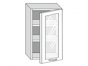 19.50.3 Шкаф настенный (h=913) на 500мм с 1-ой стекл. дверцей в Миньяре - minyar.mebel74.com | фото