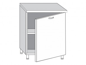 2.60.1 Шкаф-стол на 600мм с 1-ой дверцей в Миньяре - minyar.mebel74.com | фото