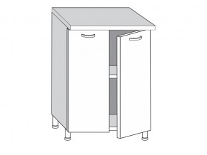 2.60.2 Шкаф-стол на 600мм с 2-мя дверцами в Миньяре - minyar.mebel74.com | фото