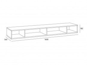 Антресоль MODUL 1600 в Миньяре - minyar.mebel74.com | фото 2