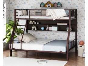 Двухъярусная кровать Гранада-1П 140 коричневый в Миньяре - minyar.mebel74.com | фото
