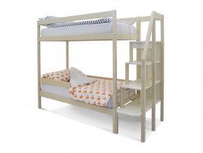 Двухъярусная кровать Svogen с бортиком бежевый в Миньяре - minyar.mebel74.com | фото 1