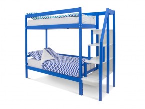 Двухъярусная кровать Svogen синий в Миньяре - minyar.mebel74.com | фото 1