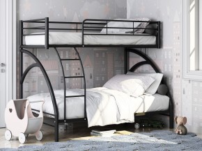 Двухъярусная кровать Виньола 2 Черная в Миньяре - minyar.mebel74.com | фото
