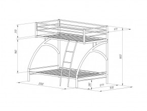 Двухъярусная кровать Виньола-2 ЯЯ в Миньяре - minyar.mebel74.com | фото 3