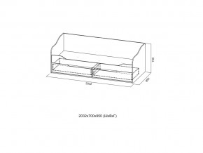 Диван-кровать №1 Ясень анкор светлый в Миньяре - minyar.mebel74.com | фото 2