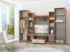 Гостиная Атлантида 2 Дуб беленый, венге в Миньяре - minyar.mebel74.com | фото 2