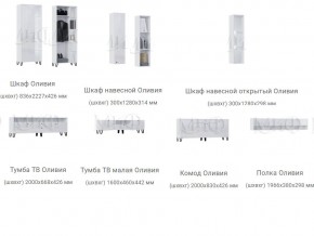 Гостиная Оливия Белый МГ в Миньяре - minyar.mebel74.com | фото 3