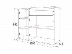 Комод 10 фант ясень анкор в Миньяре - minyar.mebel74.com | фото 2