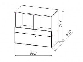 Комод Геометрия-8 в Миньяре - minyar.mebel74.com | фото 2