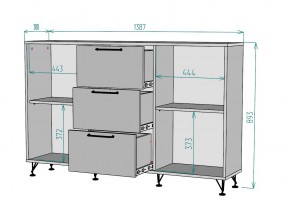 Комод Лофт K97 в Миньяре - minyar.mebel74.com | фото 3