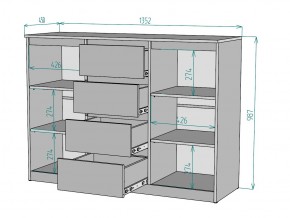 Комод Мальта K118 в Миньяре - minyar.mebel74.com | фото 3