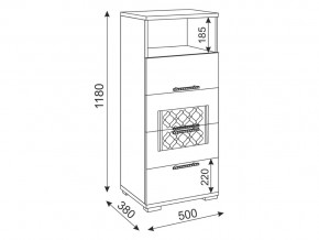 Комод малый М10 Тиффани в Миньяре - minyar.mebel74.com | фото 2