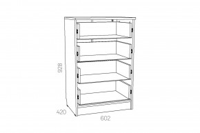 Комод Оливия НМ 040.38 Х в Миньяре - minyar.mebel74.com | фото 3