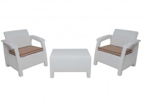 Комплект на балкон Yalta Balcony Set белый в Миньяре - minyar.mebel74.com | фото