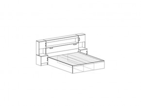 КР 552 кровать с прикроватный блоком в Миньяре - minyar.mebel74.com | фото