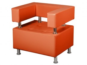Кресло Борк Кожзам Оранжевый в Миньяре - minyar.mebel74.com | фото