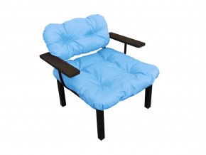 Кресло Дачное голубая подушка в Миньяре - minyar.mebel74.com | фото