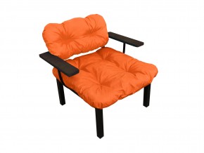 Кресло Дачное оранжевая подушка в Миньяре - minyar.mebel74.com | фото