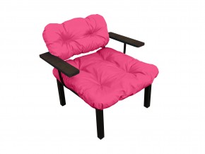 Кресло Дачное розовая подушка в Миньяре - minyar.mebel74.com | фото 1