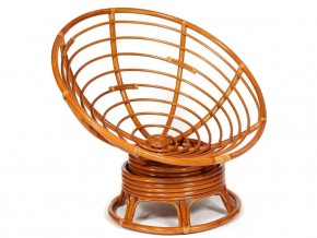 Кресло-качалка Papasan w 23/01 B с подушкой Cognac, флок Олива в Миньяре - minyar.mebel74.com | фото 4