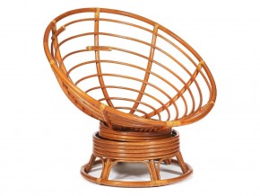 Кресло-качалка Papasan w 23/01 B с подушкой Cognac, ткань Коричневый в Миньяре - minyar.mebel74.com | фото 2