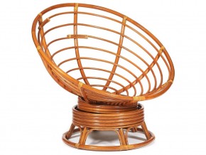 Кресло-качалка Papasan w 23/01 B с подушкой Cognac, ткань Оранжевый в Миньяре - minyar.mebel74.com | фото 2