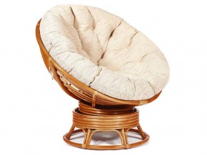 Кресло-качалка Papasan w 23/01 B с подушкой Cognac, ткань Старт в Миньяре - minyar.mebel74.com | фото