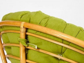 Кресло-качалка Papasan w 23/01 B с подушкой Honey, флок Олива в Миньяре - minyar.mebel74.com | фото 3