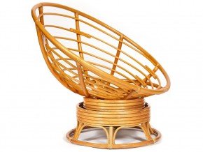 Кресло-качалка Papasan w 23/01 B с подушкой Honey, ткань Коричневый в Миньяре - minyar.mebel74.com | фото 2