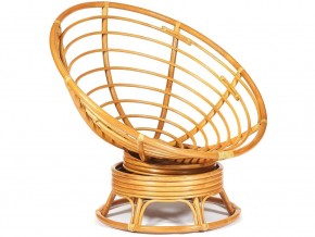 Кресло-качалка Papasan w 23/01 B с подушкой Honey, ткань Оранжевый в Миньяре - minyar.mebel74.com | фото 2