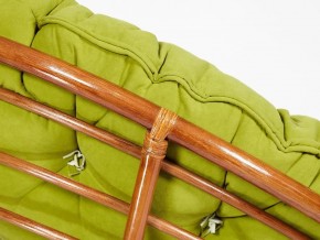 Кресло-качалка Papasan w 23/01 B с подушкой Pecan, флок Олива в Миньяре - minyar.mebel74.com | фото 3