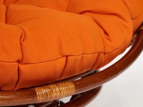 Кресло-качалка Papasan w 23/01 B с подушкой Pecan, ткань Оранжевый в Миньяре - minyar.mebel74.com | фото 3