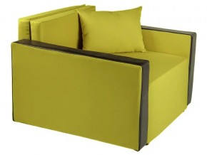 Кресло-кровать Милена с подлокотниками рогожка apple в Миньяре - minyar.mebel74.com | фото 1