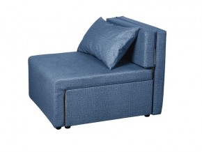 Кресло-кровать Милена велюр синий в Миньяре - minyar.mebel74.com | фото