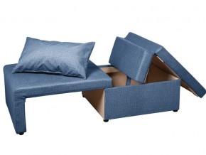 Кресло-кровать Милена велюр синий в Миньяре - minyar.mebel74.com | фото 2