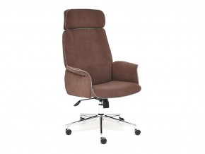 Кресло офисное Charm флок коричневый в Миньяре - minyar.mebel74.com | фото 1