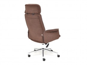Кресло офисное Charm флок коричневый в Миньяре - minyar.mebel74.com | фото 3