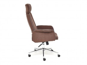 Кресло офисное Charm флок коричневый в Миньяре - minyar.mebel74.com | фото 5
