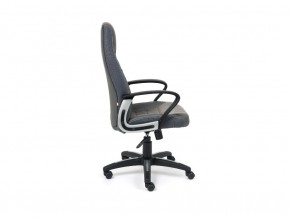 Кресло офисное Inter флок серый в Миньяре - minyar.mebel74.com | фото 3