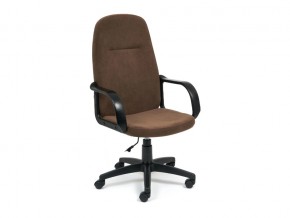 Кресло офисное Leader флок коричневый в Миньяре - minyar.mebel74.com | фото