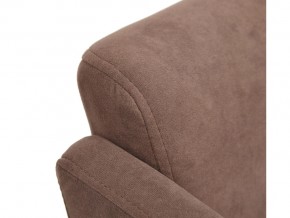 Кресло офисное Milan хром флок коричневый в Миньяре - minyar.mebel74.com | фото 4