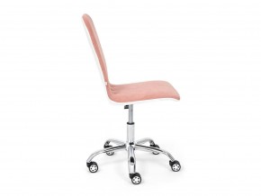 Кресло офисное Rio флок розовый/белый в Миньяре - minyar.mebel74.com | фото 3