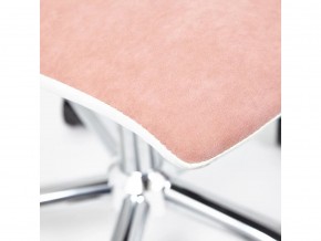 Кресло офисное Rio флок розовый/белый в Миньяре - minyar.mebel74.com | фото 5