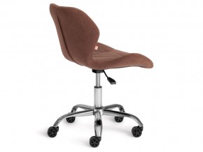 Кресло офисное Selfi флок коричневый в Миньяре - minyar.mebel74.com | фото 2