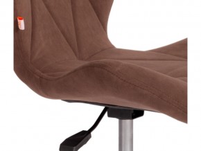 Кресло офисное Selfi флок коричневый в Миньяре - minyar.mebel74.com | фото 3