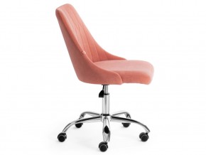 Кресло офисное Swan флок розовый в Миньяре - minyar.mebel74.com | фото 3