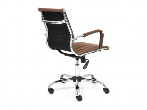 Кресло офисное Urban-low флок коричневый в Миньяре - minyar.mebel74.com | фото 3